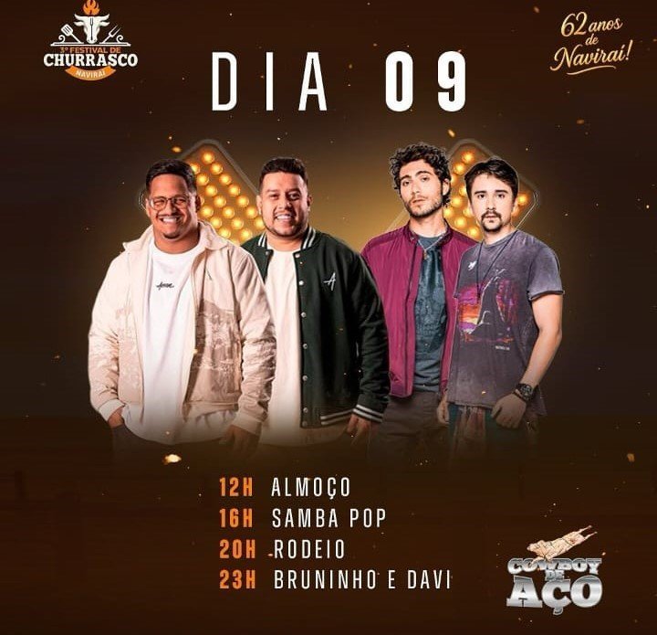 Festival de Churrasco e rodeio agitam Naviraí em celebração de aniversário