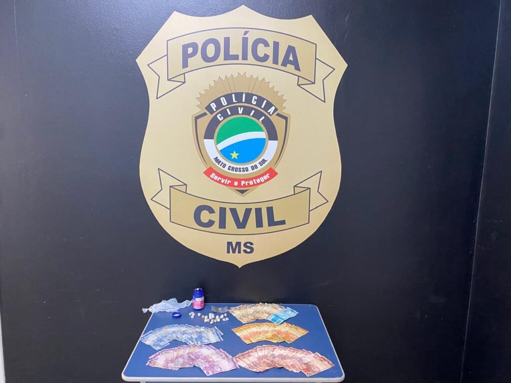 Polícia Civil desmantela ponto de tráfico e prende suspeito em Mundo novo, ms
