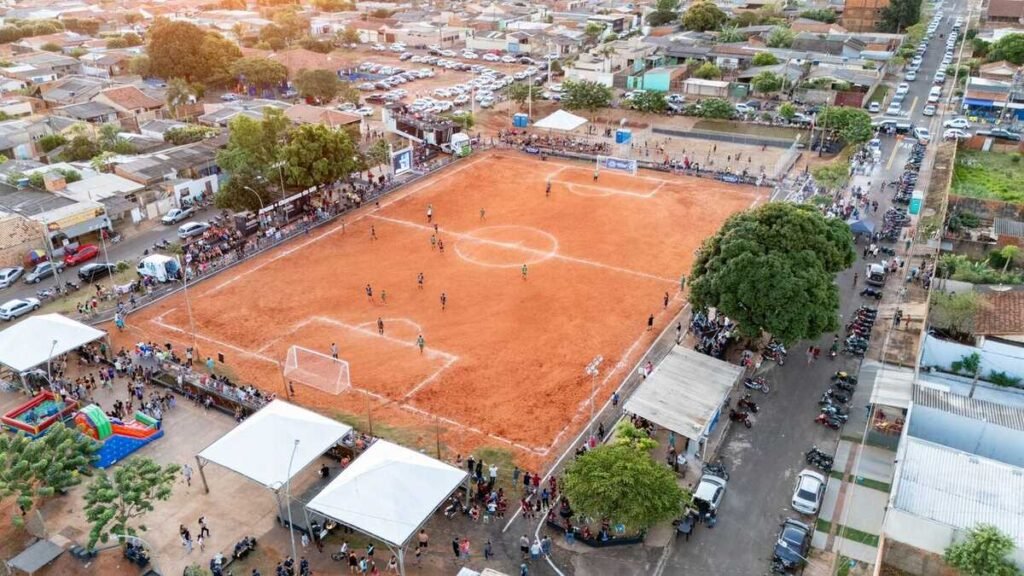 Campo Grande sedia Torneio infantil de futebol para projetos sociais