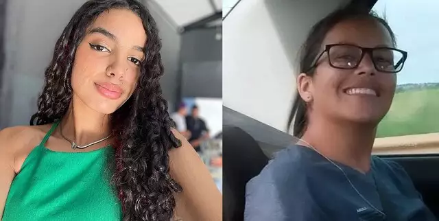 Kamilly, à esquerda da imagem, e Marcela, à direita. (Foto: Redes sociais)