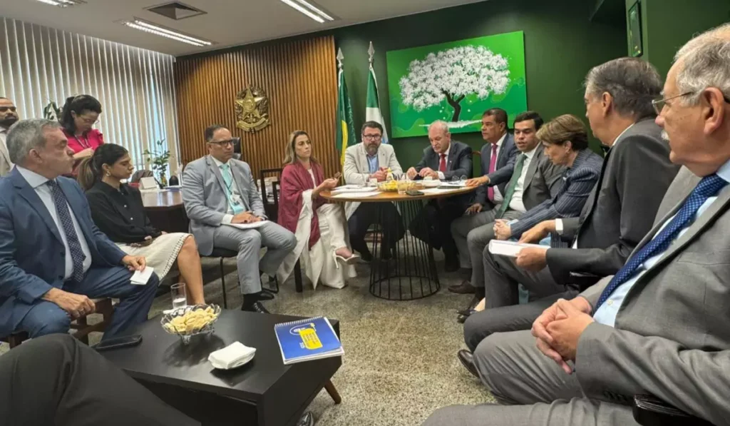 Bancada federal de MS esteve reunida em Brasília nesta quarta-feira (4)