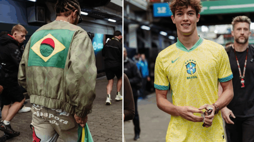 GP de São Paulo: Hamilton e Bearman homenageiam o Brasil com visuais marcantes