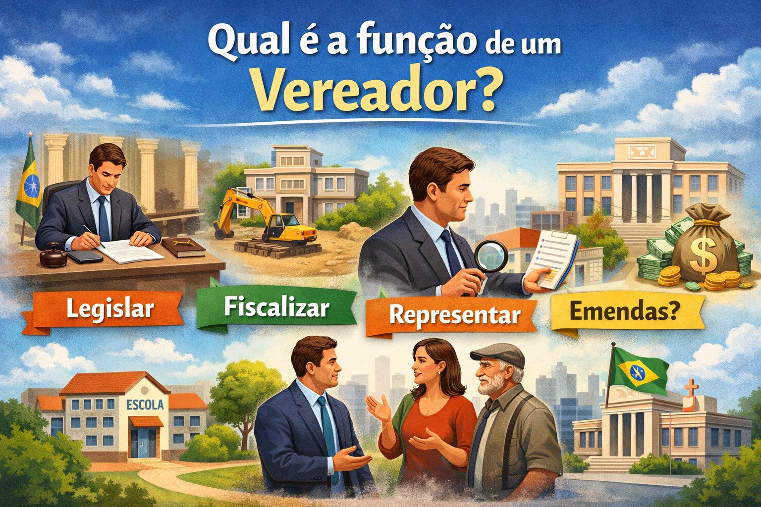 Qual é, de fato, a função de um vereador? Entenda os deveres previstos ...