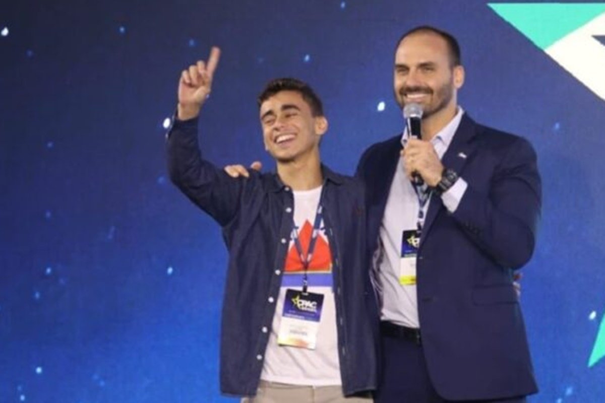 Eduardo Bolsonaro comenta sobre desentendimento com Nikolas Ferreira nas redes sociais | Diário do Conesul | O Conesul em um clique!