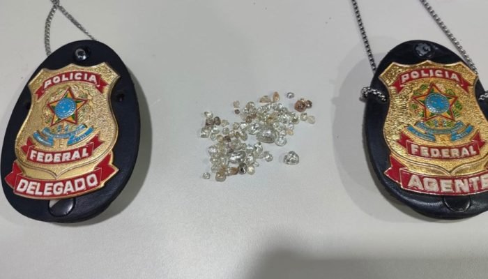 PF intercepta venda clandestina de diamantes e prende quatro pessoas em flagrante em Rondônia