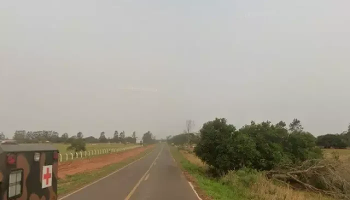 MS-295, onde a vítima foi achada morta. (Foto: Reprodução | Google)