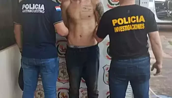 Luis foi preso durante a tarde desta terça-feira (28), em Capitán Bado. (Foto: Reprodução/ABC Color)