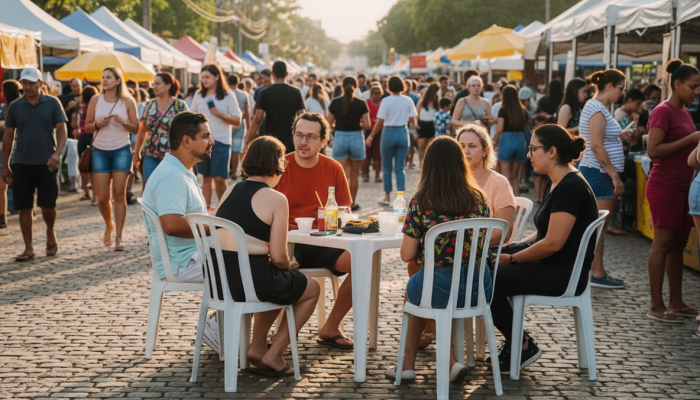 Feiras e Arte Transformam Praças da Capital Neste Fim de Semana