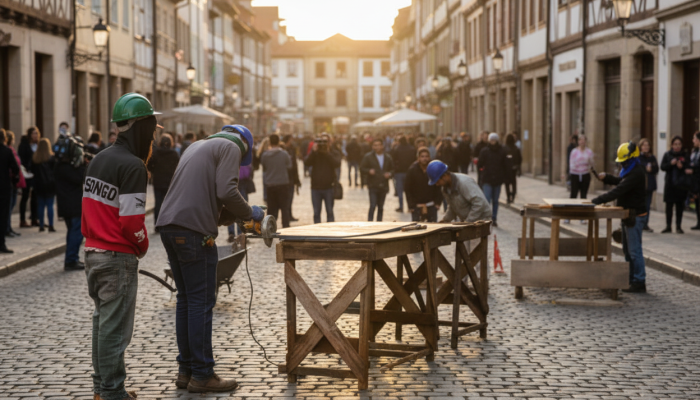 Início das obras de revitalização na Feira Livre de Dourados