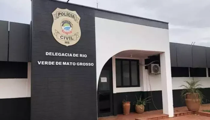 Fachada da delegacia onde o caso foi registrado e está sendo investigado (Foto: Rio Verde News)