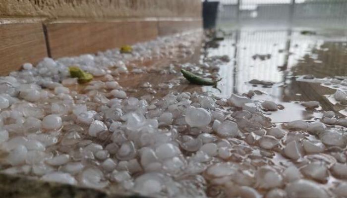 Após granizo em Amambai, Inmet alerta para tempestades em MS