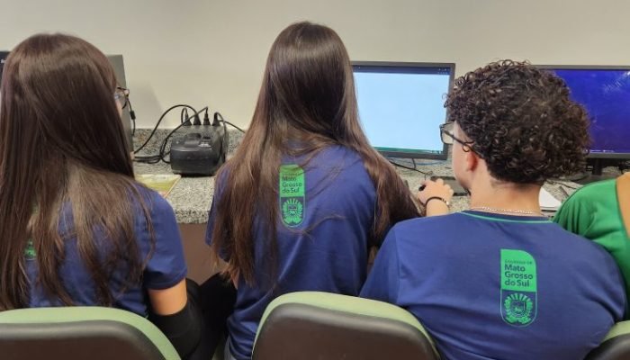 Estudantes do ensino médio da rede estadual de ensino — Foto: Estudantes do ensi
