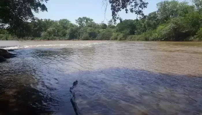 Rio Iguatemi, onde a vítima morreu afogada. (Foto: Divulgação)
