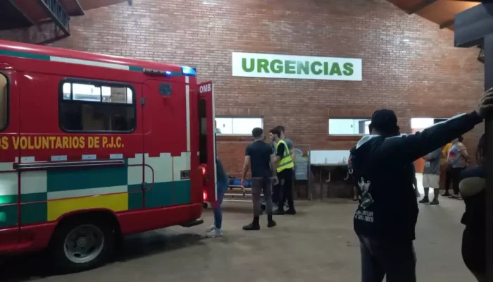 Equipe do Corpo de Bombeiros chegou a fazer o transporte das vítimas até o Hospital Regional de Pedro Juan Caballero.