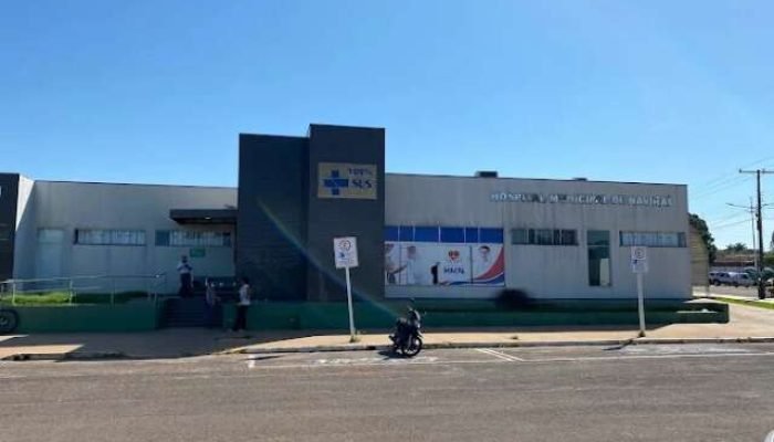 Fachada do Hospital Municipal de Naviraí (Foto: Divulgação)