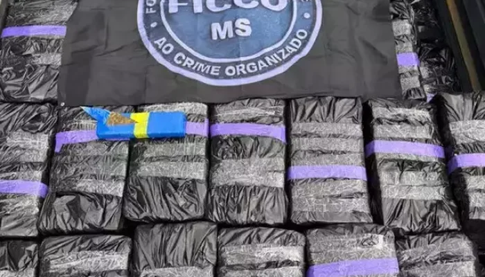 Drogas apreendidas em Campo Grande nesta quarta-feira (Foto: Divulgação)