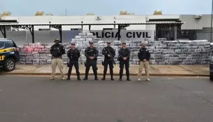 Ação conjunta prende dupla com 6 toneladas de maconha na BR-158