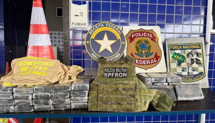 PF em ação conjunta apreende mais de 70 kg de cocaína