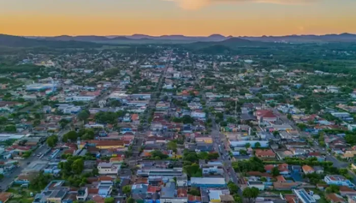Vista área do município de Bonito, onde caso foi registrado (Foto: Divulgação)