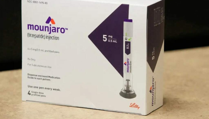 Caixa da tirzepatida, nome comercial do Mounjaro. — Foto: Caixa da tirzepatida,