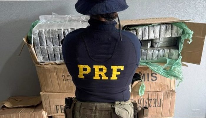 PRF apreende mais de 300 kg de cocaína em caminhonete de empresa de energia em MS