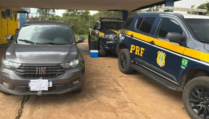 Veículo furtado em Sorocaba (SP) é recuperado pela PRF em Água Clara (MS)