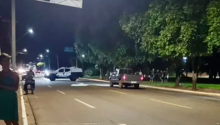 Local do atropelamento — Foto: Local do atropelamento - Foto: Elias Ramos, Cenár