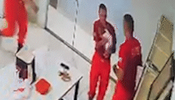 Bebê de 20 dias é salvo por manobra de desengasgo — Foto: Reprodução