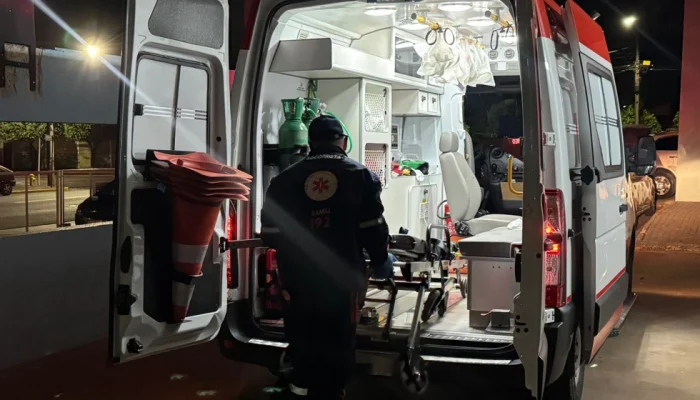 Foto: Samu atendeu a ocorrência - Foto: Jornal da Nova