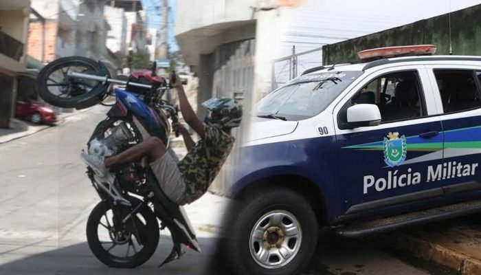 Em Campo Grande, homem é detido após fuga em alta velocidade ao ser flagrado empinando moto
