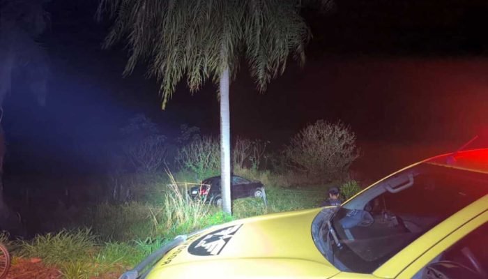 Em Angélica, motorista sai com ferimentos leves após capotagem na MS-145