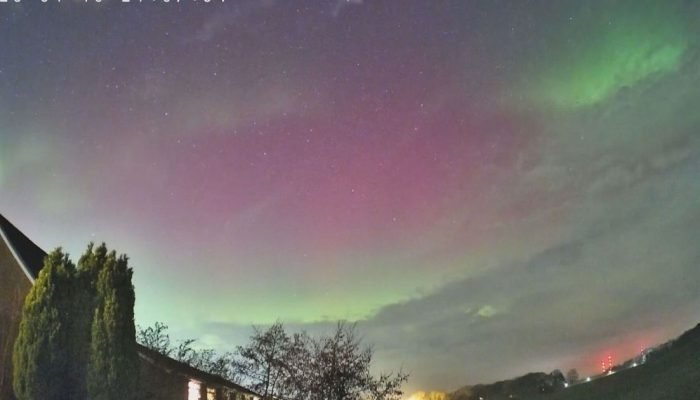 Uma grande tempestade solar começou a atingir a Terra — Foto: Uma grande tempest
