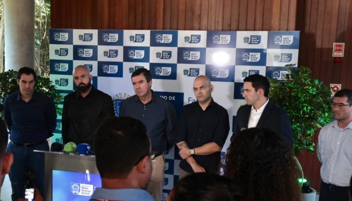 Apresentação de parceria com o Google na Governadoria — Foto: Apresentação de pa