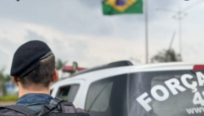 Força Tática cumpre mandado de prisão em Ponta Porã — Foto: PM MS