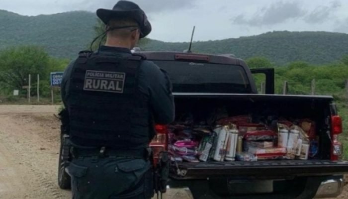 BPM Rural apreende grande quantidade de mercadorias em Campo Grande