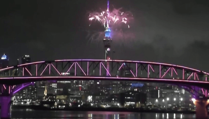Imagem da noticia Nova Zelândia e Austrália dão as boas-vindas a 2026 — Foto: Im