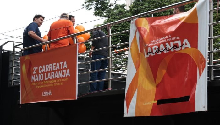Carreata Maio Laranja — Foto: Carreata Maio Laranja (Pietra Dorneles, Jornal Mid