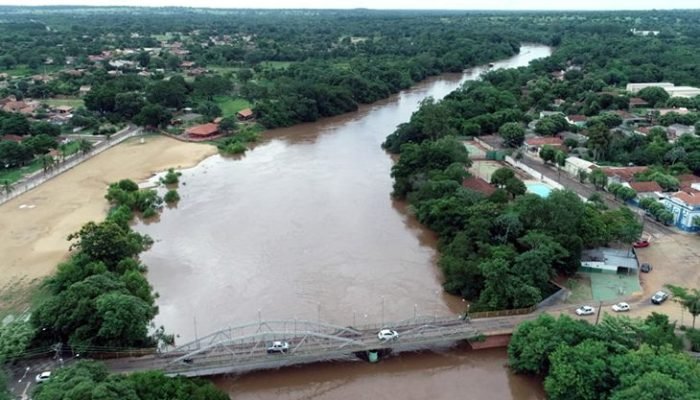Aviso de emergência é emitido para os rios Taquari e Aquidauana devido à elevação dos níveis