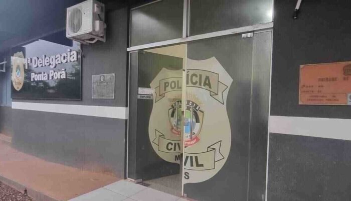 Caso foi registrado na 1ª DP de Ponta Porã (Foto: Marcos Morandi)