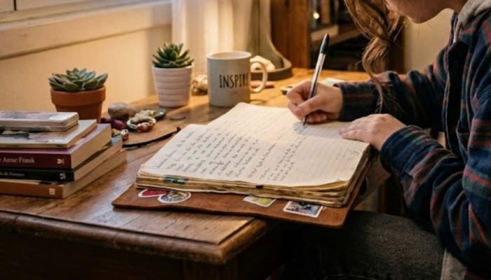 A adolescente escrevia no diário os abusos. — Foto: A adolescente escrevia no di