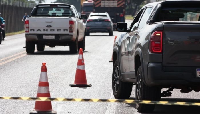 Foto: Acidente mobilizou Corpo de Bombeiros e equipes da Motiva Pantanal. (Foto:
