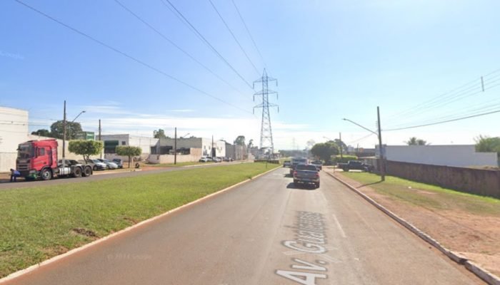 O caso ocorreu na Avenida Guaicurus. — Foto: O caso ocorreu na Avenida Guaicurus