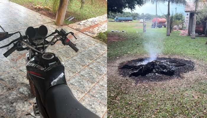 Veículos foram alvo do grupo. (Foto: Fala Povo, Midiamax)