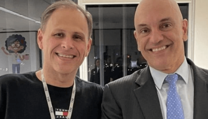 Foto: Eduardo Tagliaferro e Alexandre de Moraes | Reprodução