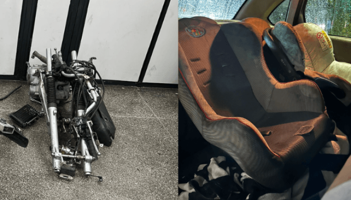 Foto: Polícia de SP prende mulher que furtava motos e usava cadeirinhas de bebê