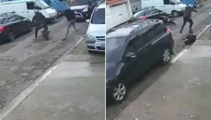 Motorista reage a tentativa de assalto e atropela suspeito 2 vezes no Rio