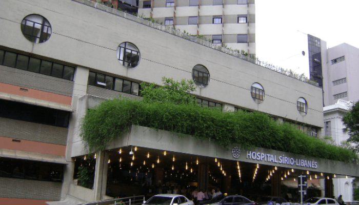 Fachada do Hospital Sírio-Libanês, em São Paulo — Foto: Fachada do Hospital Síri