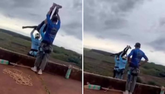 Mulher morreu ao ser jogada de ponte — Foto: Mulher morreu ao ser jogada de pont