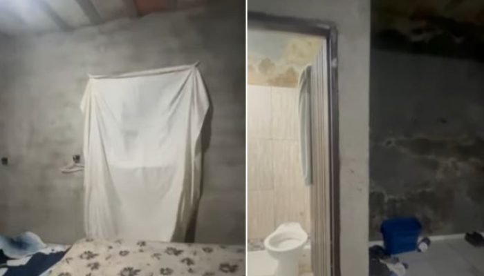 Foto: Imagens do cativeiro onde o auditor fiscal foi resgatado após dois dias so