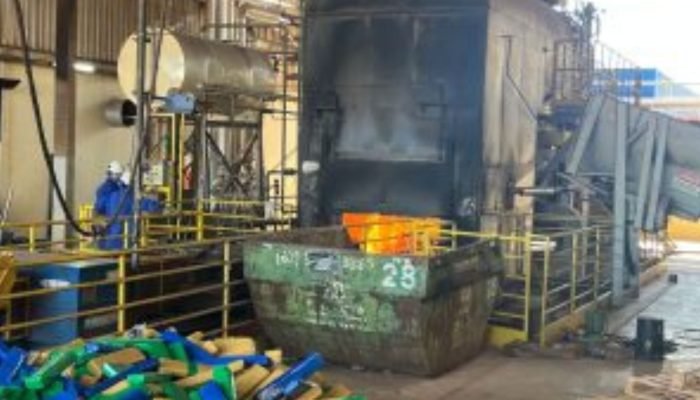 Foto: Foram incinerados 6 toneladas e 702 kg de drogas. (Foto: Divulçgação PCMS)